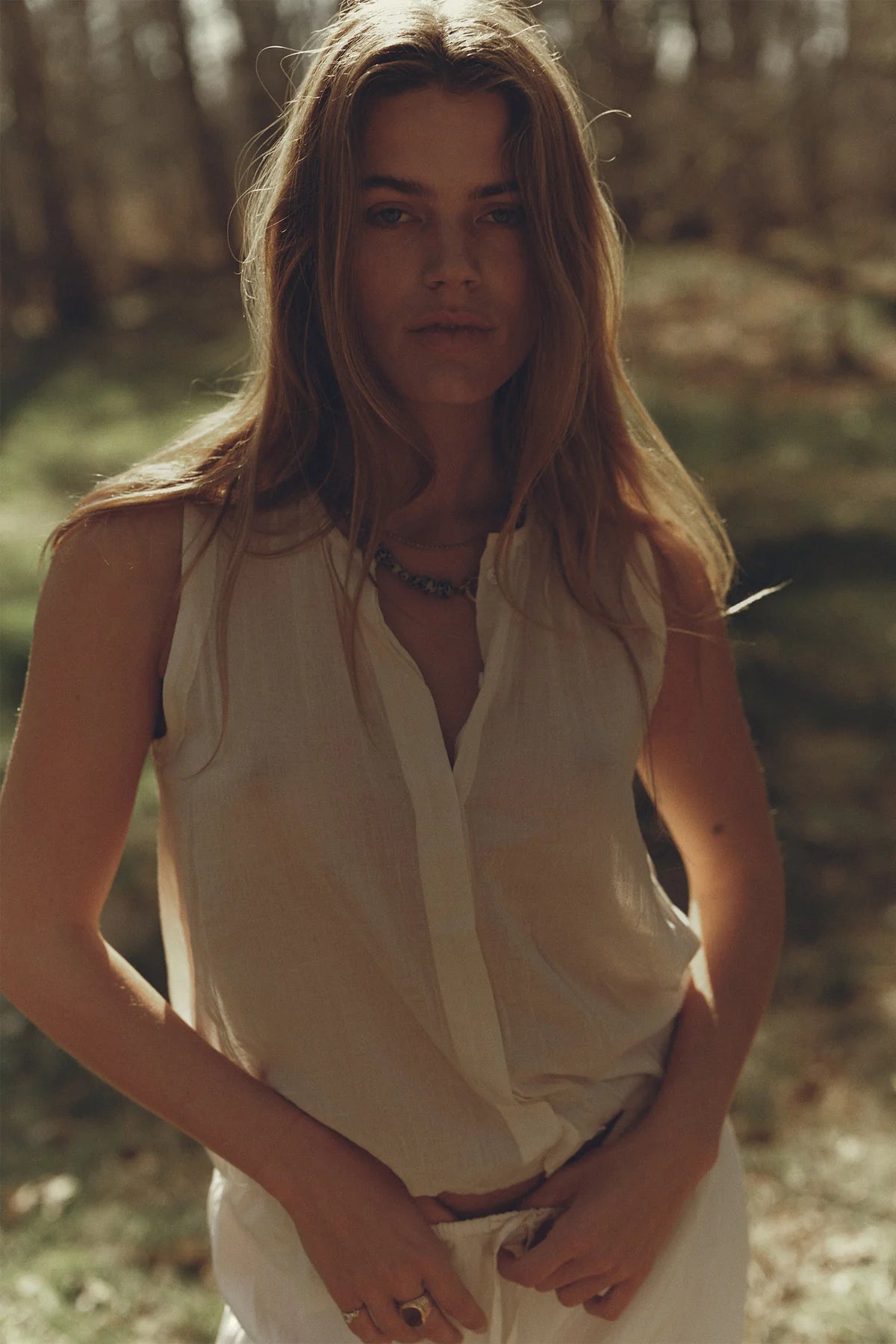 Penn & Ink | Blouse - Champagne (S25E022LTD)