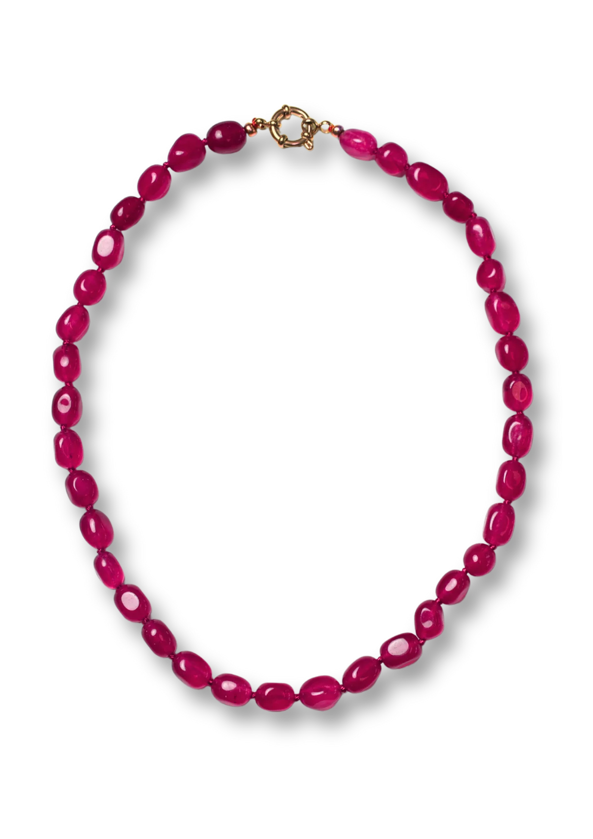 Bonnie Studios | Bobby Necklace - Burgundy
