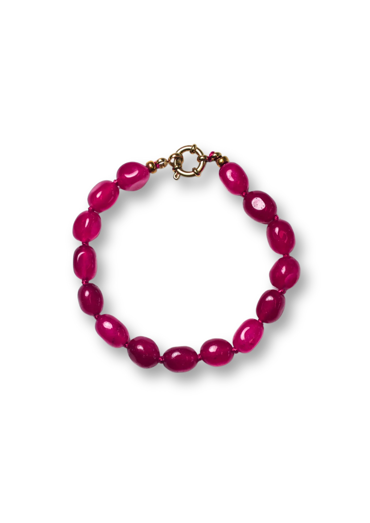 Bonnie Studios | Bobby Necklace - Burgundy