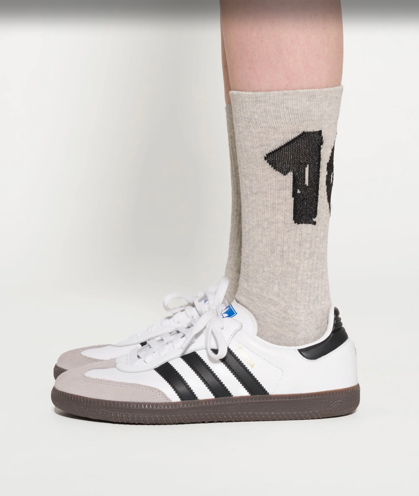 10Days | Socks 10 - light grey melee