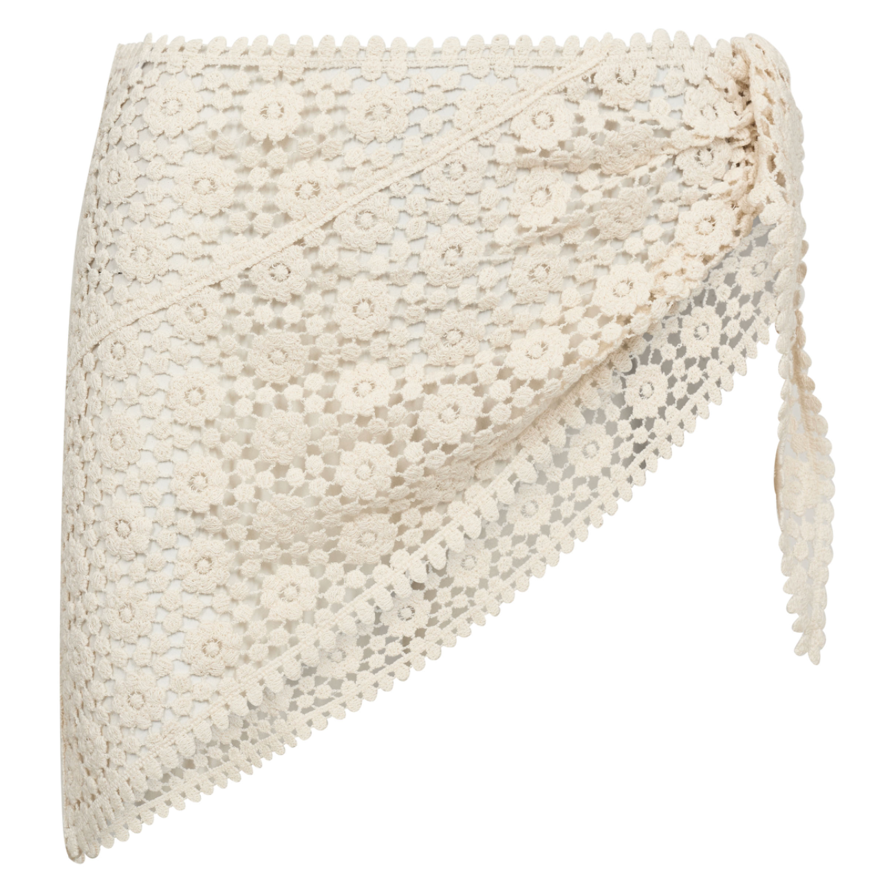Co'couture | Calincc Crochet Scarf Skirt - Beige