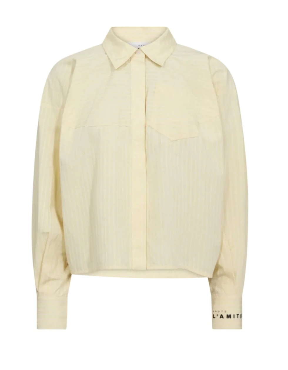 Haute L'Amitié | Sophie Yellow Stripe Shirt - (HL10751)