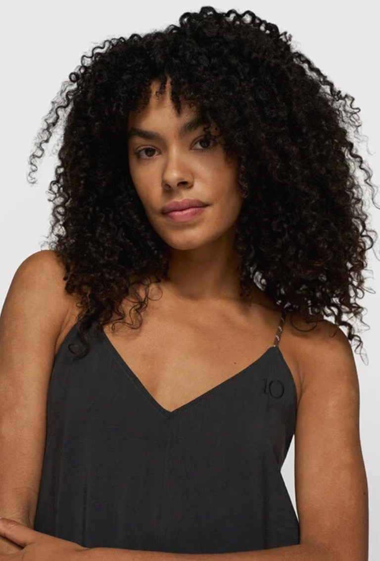 10Days | Strappy Dress Modal - 1021 Black (20 313 6202)