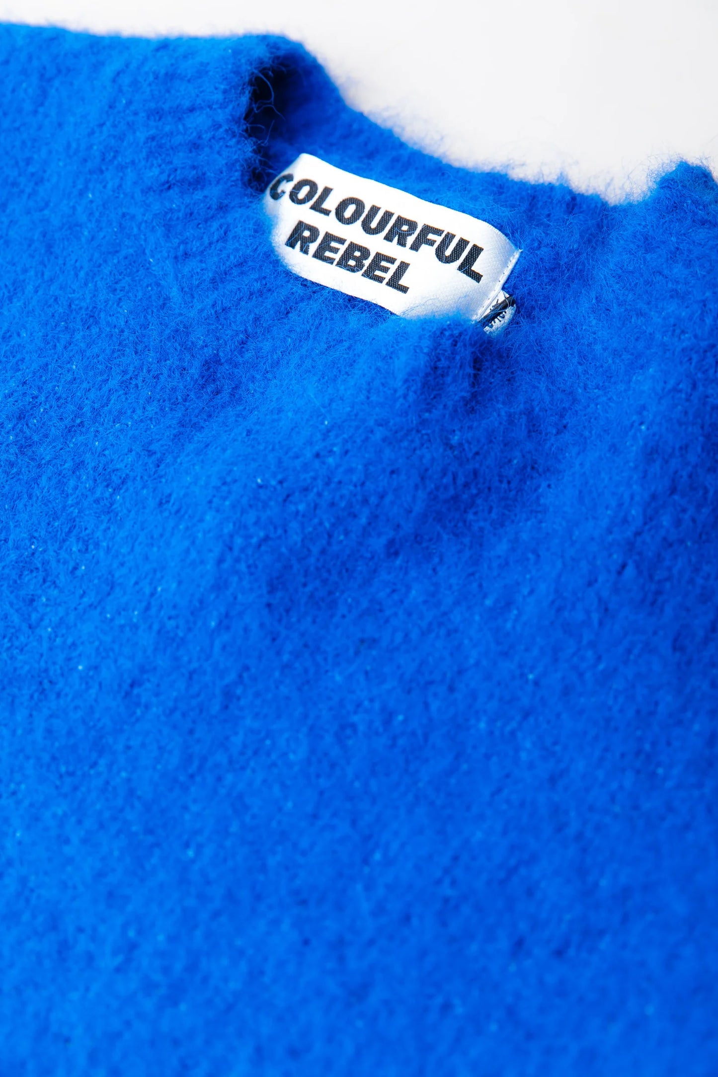 Colourful Rebel | Olivia Crewneck Knitted Sweater - Deep Blue