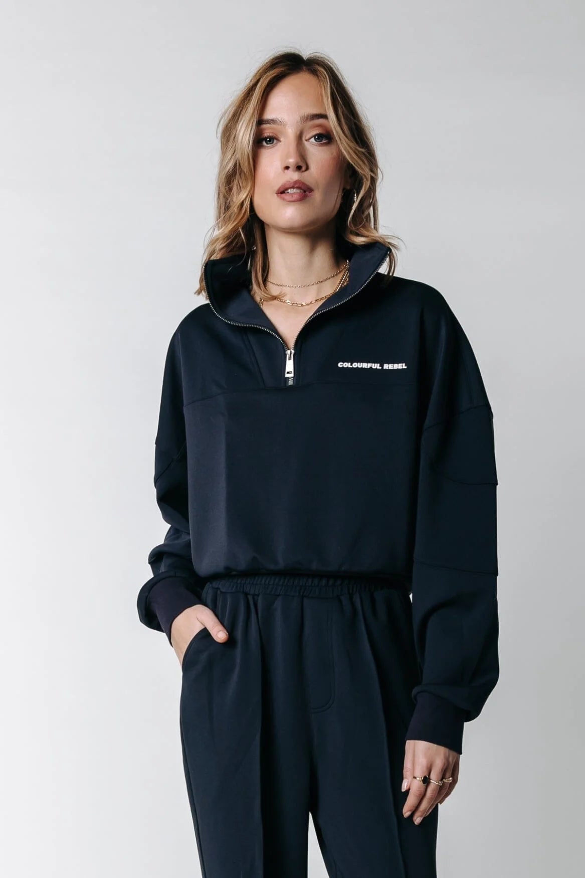 Colourful Rebel | Ilena Zipped Sweat