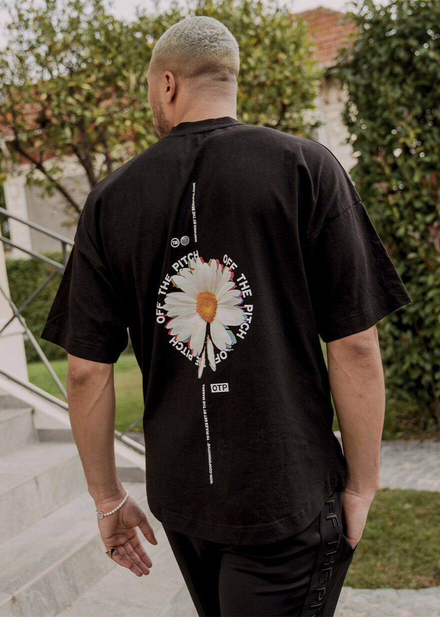 Off The Pitch | Flower Bomb Oversized Tee