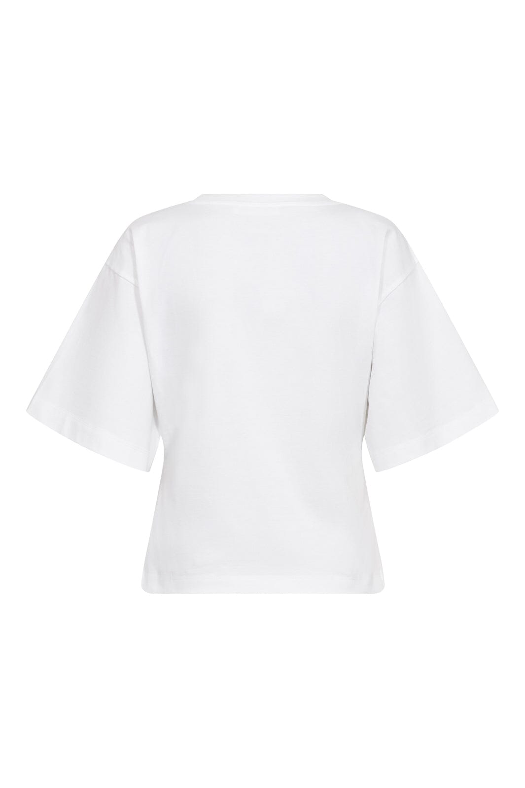 Co'Couture | ZengaCC Tee O-Neck - White-Blue