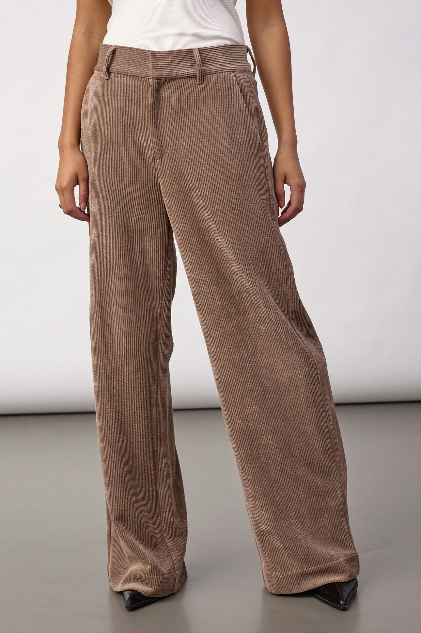 Co'Couture | DaisyCC Cord Pant - Walnut