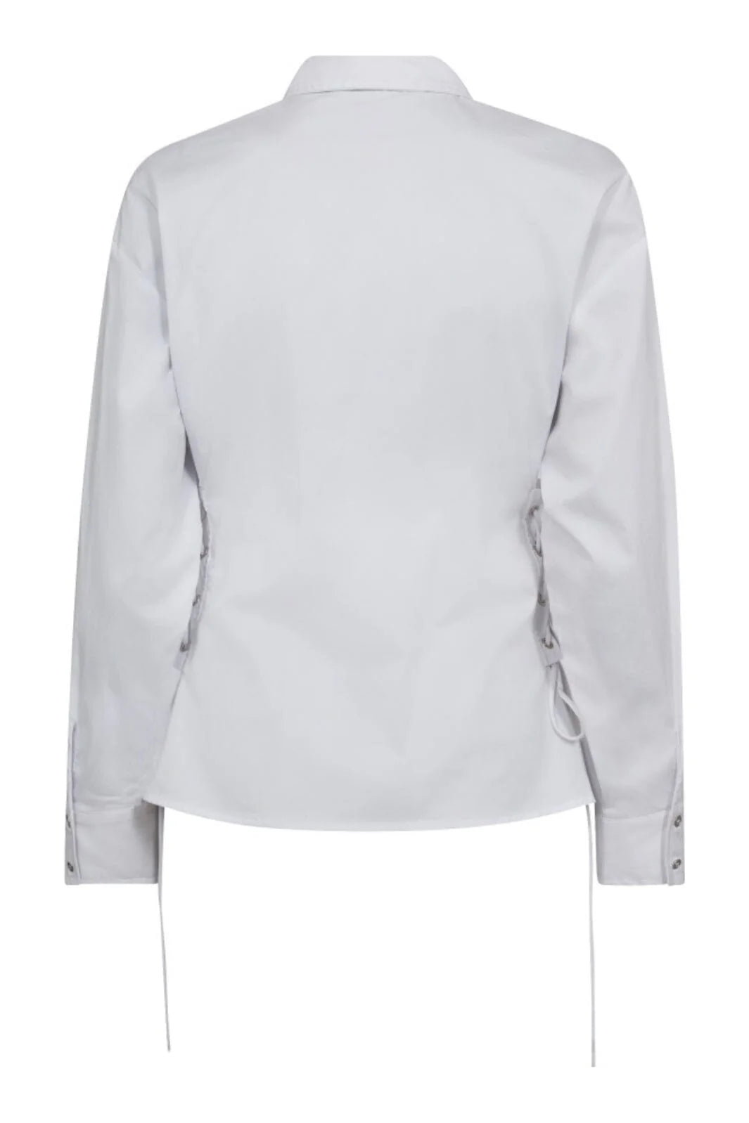 Co'couture | PoppyCC Eyelet Tie Shirt - White
