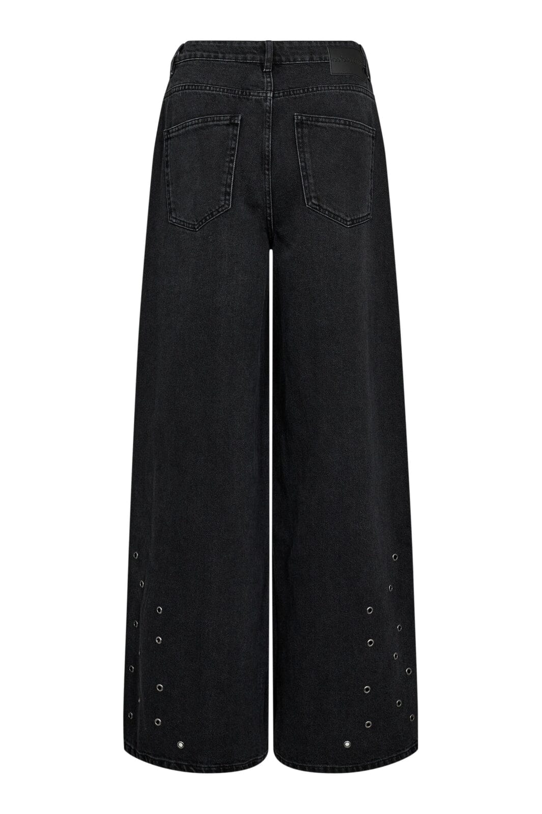 Co´Couture | Sifcc Eyelet Wide Jeans - Black (31586)