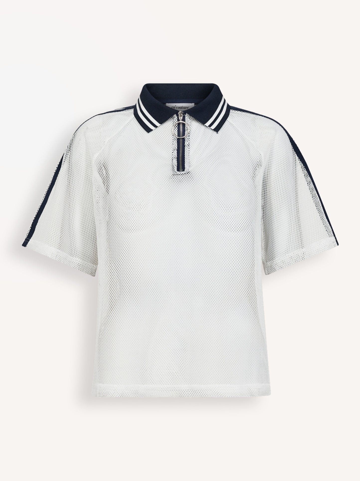Co'Couture | Cococc Mesh Polo Tee (199-33157)
