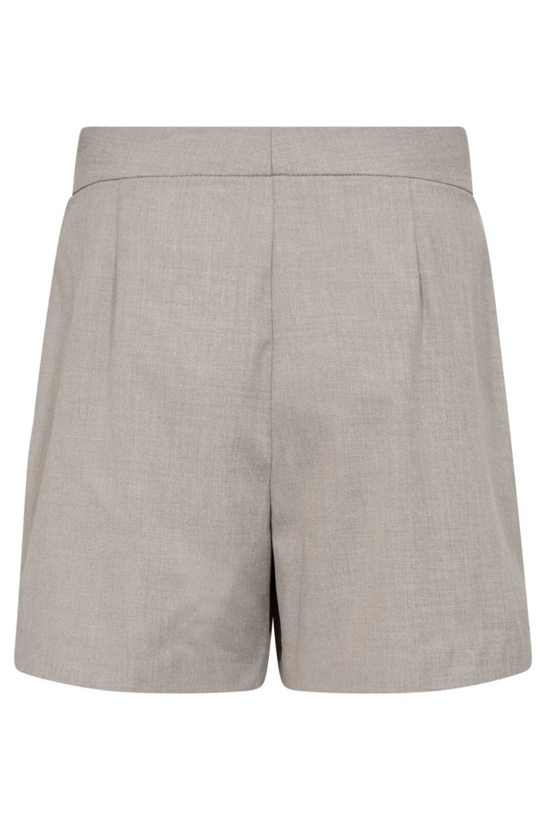 Co'Couture | VidaCC Crop Pleat Shorts - Cashew