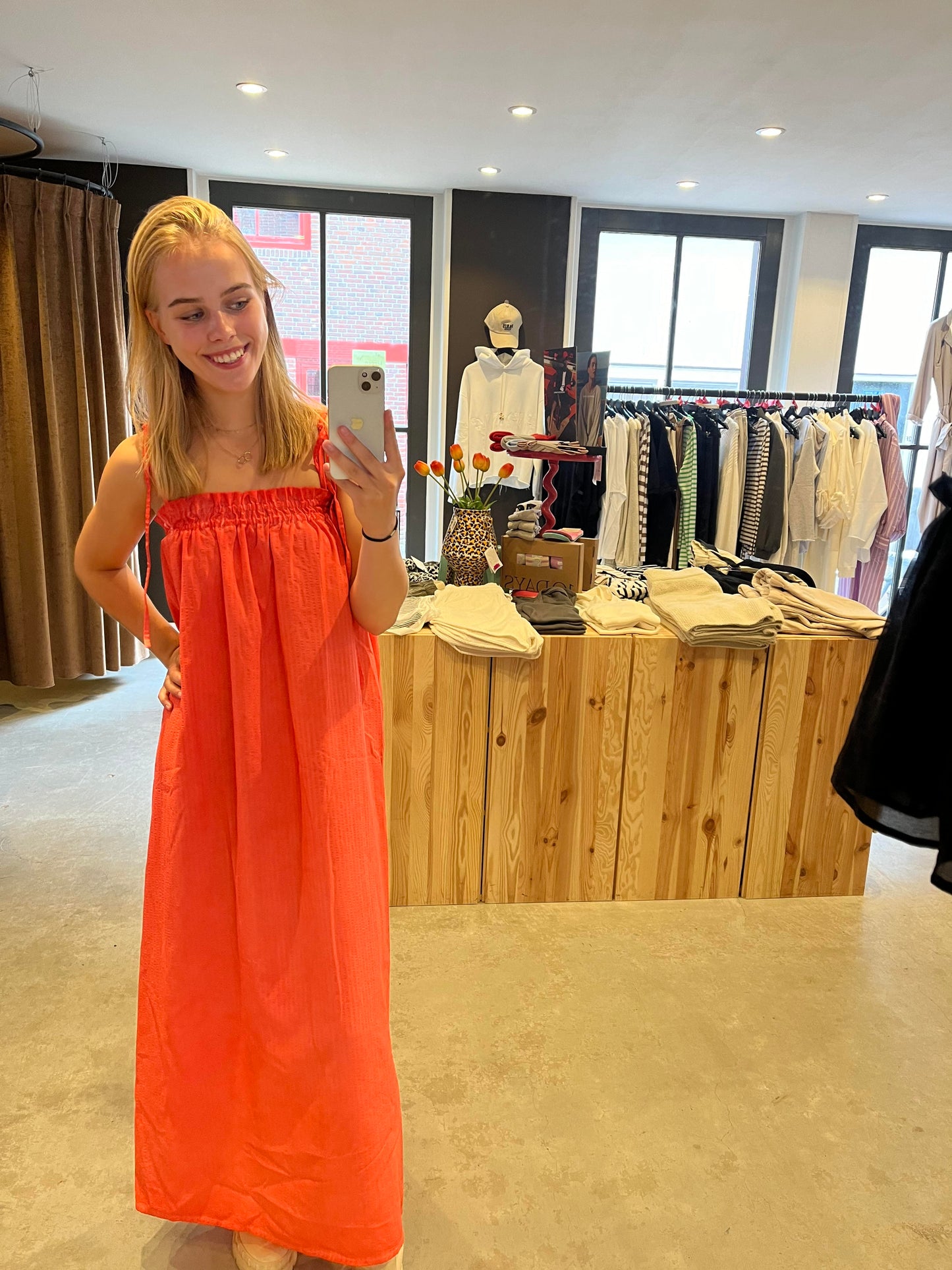 Fí | Maxi Dress Coral