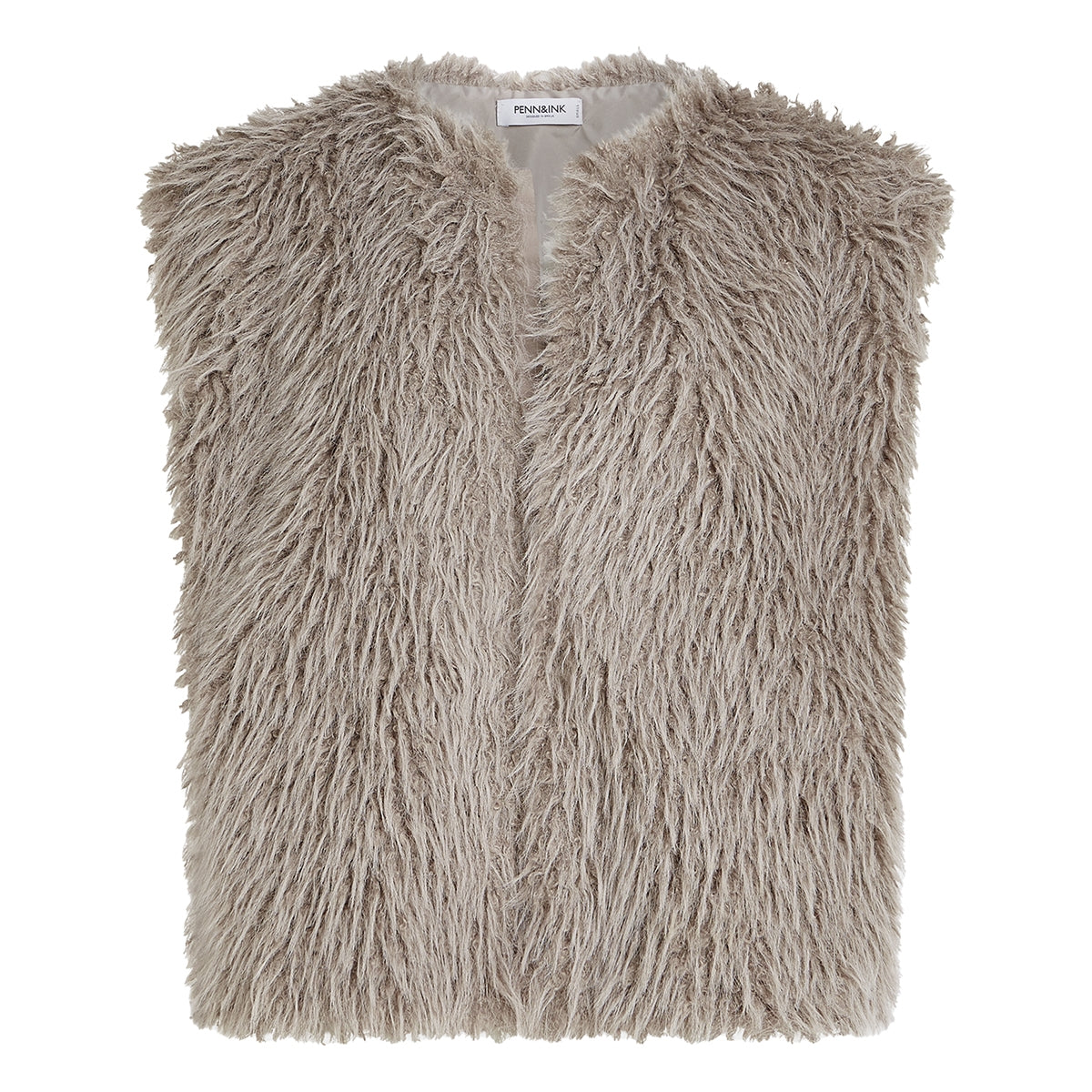 Penn & Ink | Waistcoat - Naturel W25C280