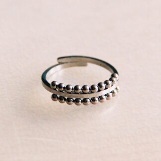 Bazou | Verstelbare Ring Dotted