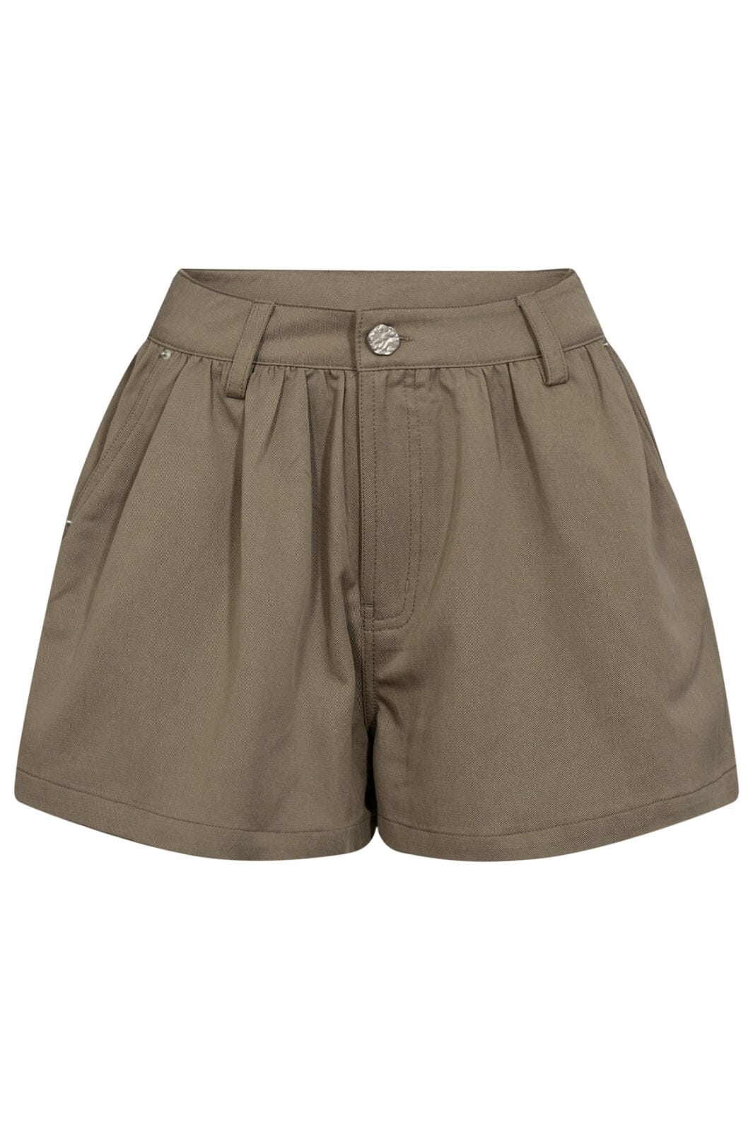 Haute L'amitié | Daphne Crop Shorts - Khaki (HL10084)