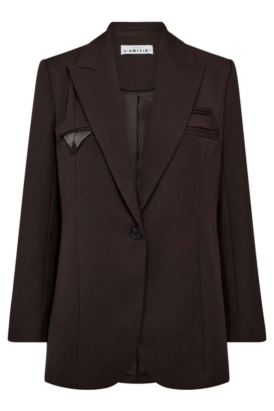 Haute L'amitié | Suede Blazer - Mocca