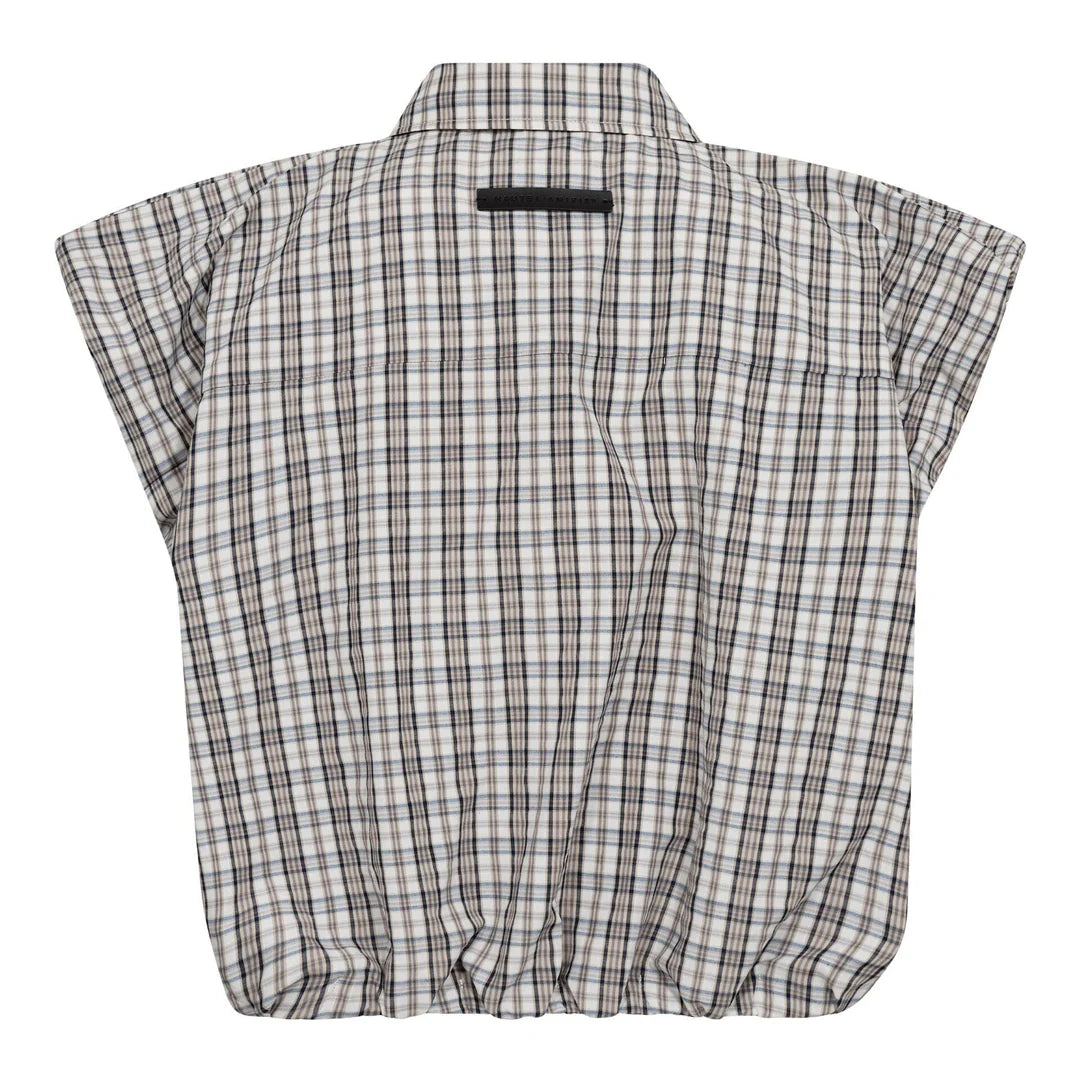 Haute l'Amitié | Dinnie NS Mini Check Shirt - Off-white/ Beige (HL10847)