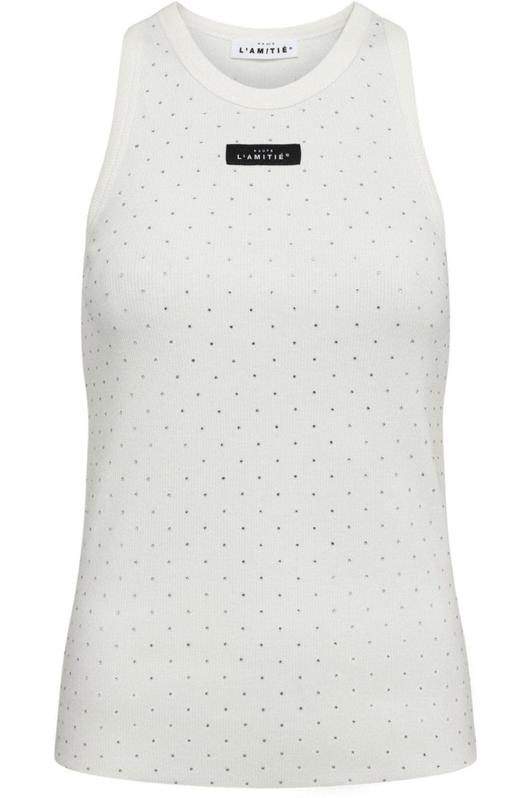 Haute L'amitié | Rib Badge Stone Tank - Off-White