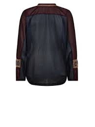 Co'Couture | TreyCC Logo Blouse - Navy