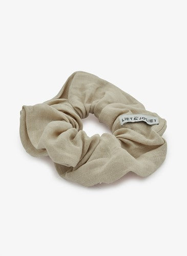 Liet & Joliet | Scrunchie Sara Linnen Zandkleurig