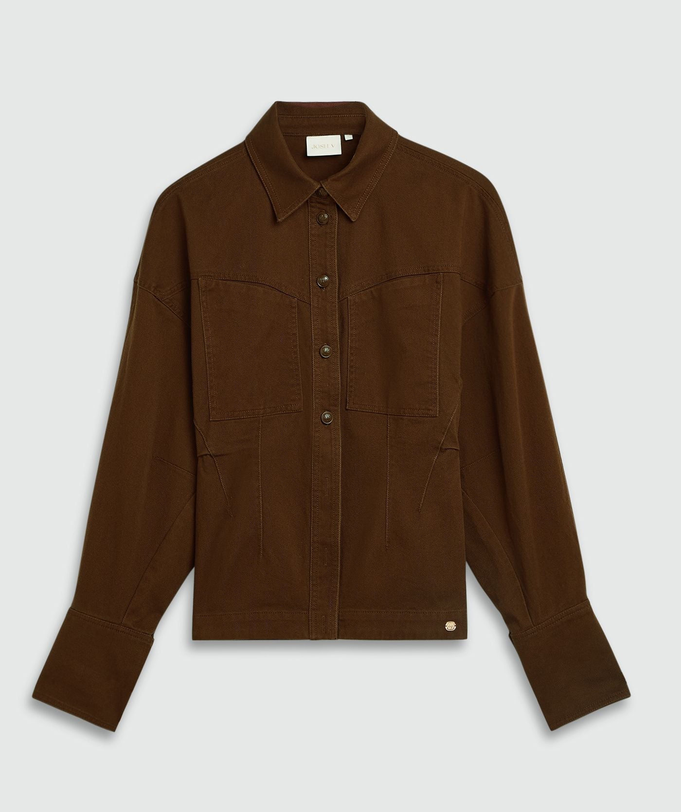 Josh V | Nura Fitted Blouse - Brown