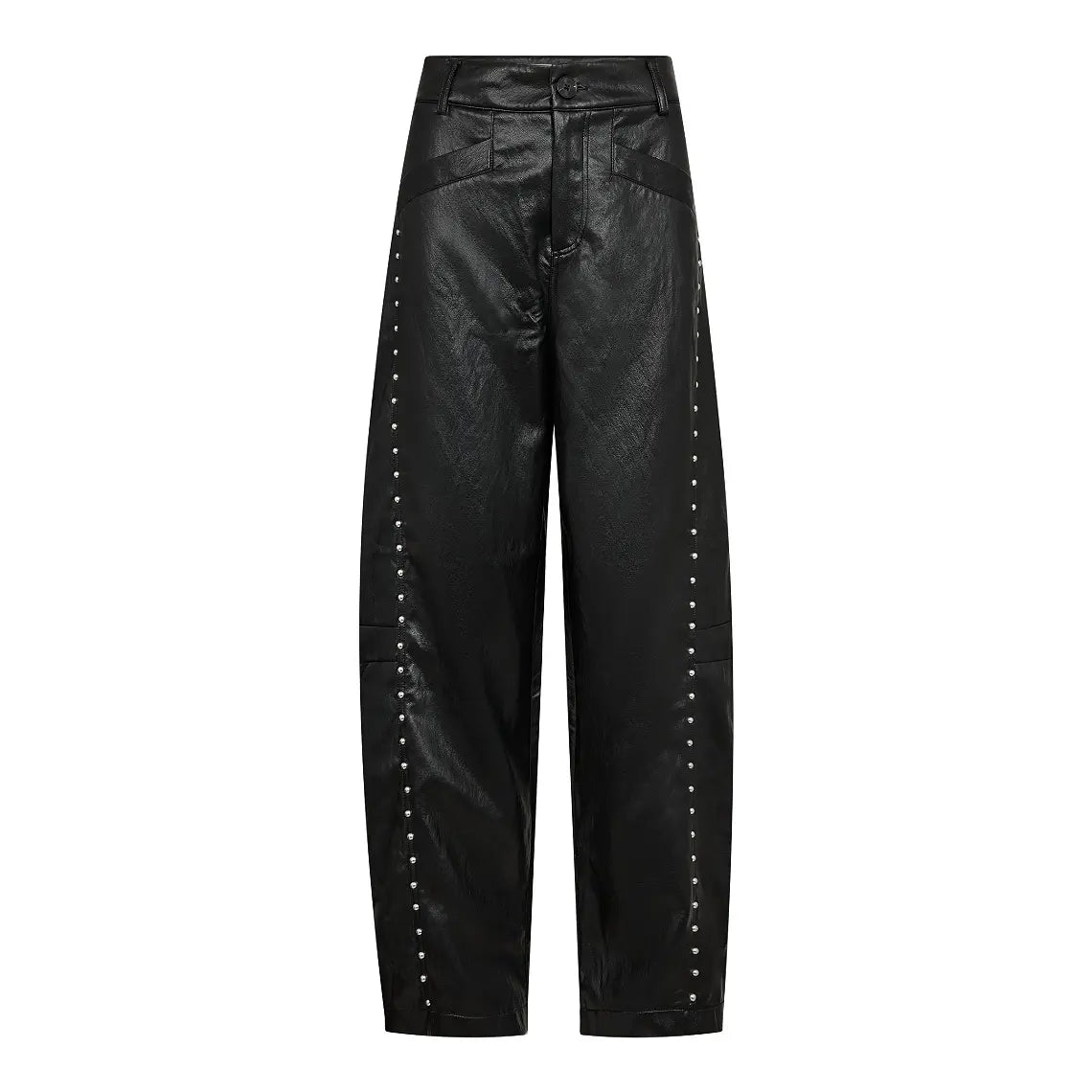 Co'Couture | GittCC Stud Barrel Pant - Black