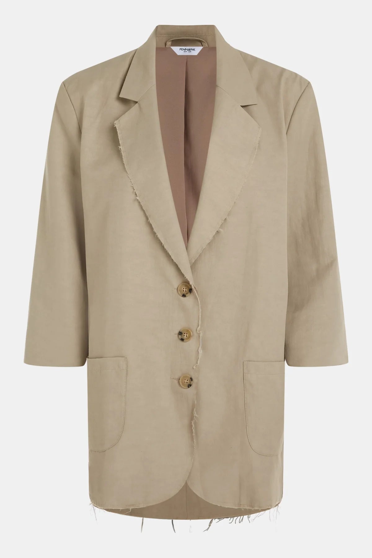 Penn & Ink | Blazer Raw Edge