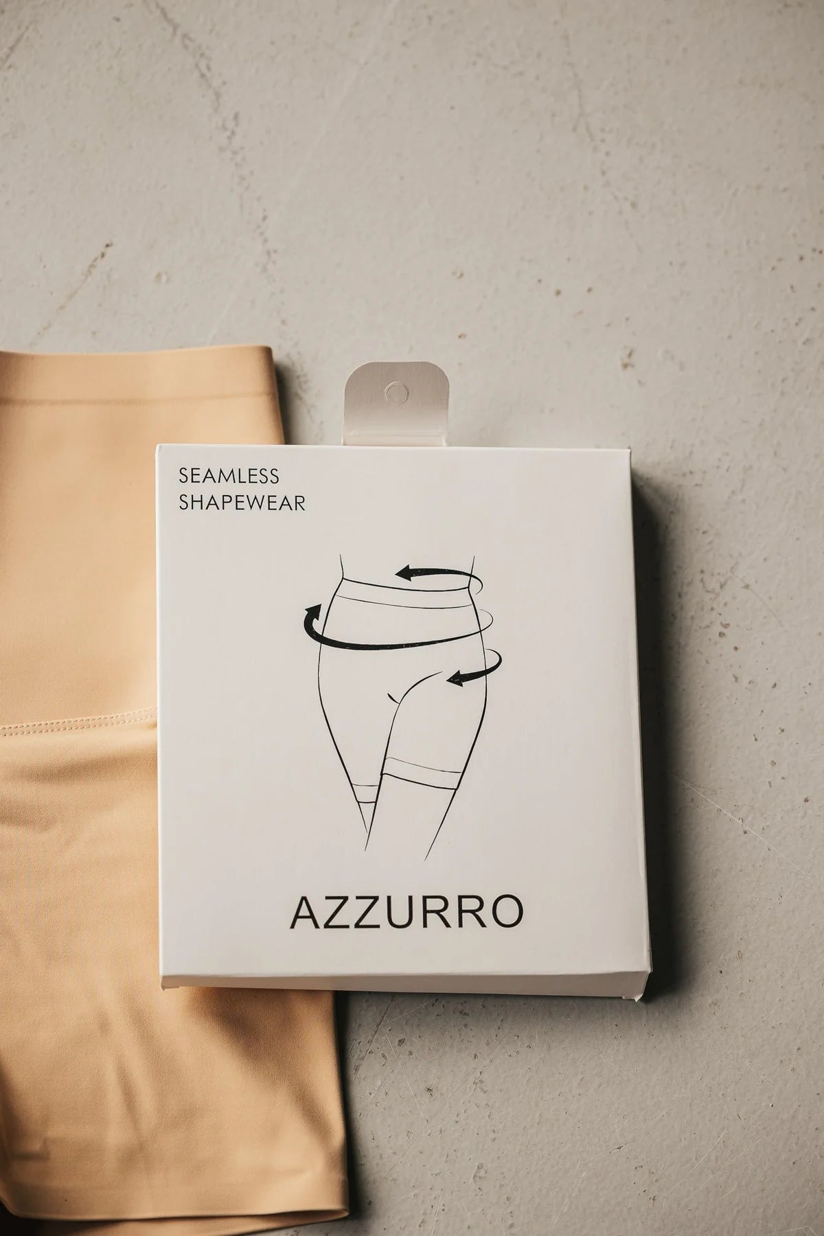 Azzurro | Seamless shapewear zwart en huidskleur - A-9729