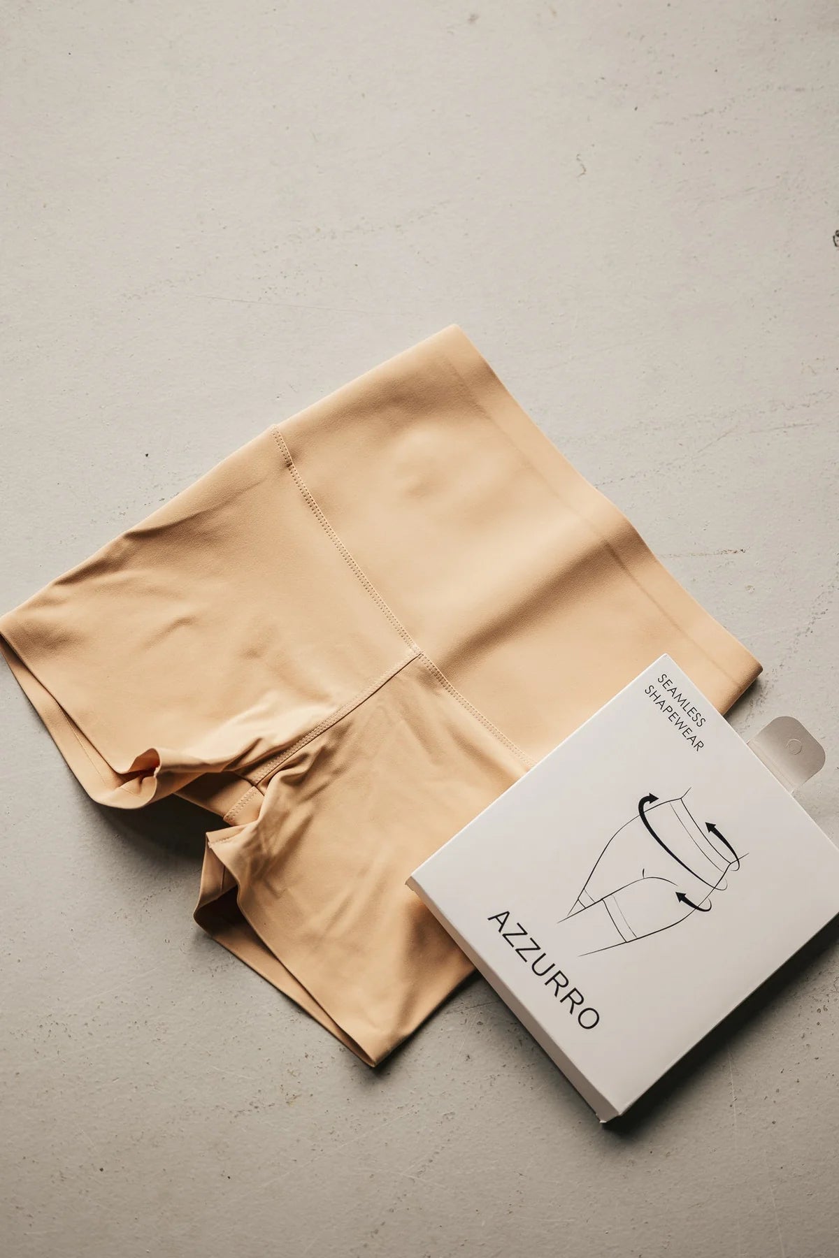 Azzurro | Seamless shapewear zwart en huidskleur - A-9729