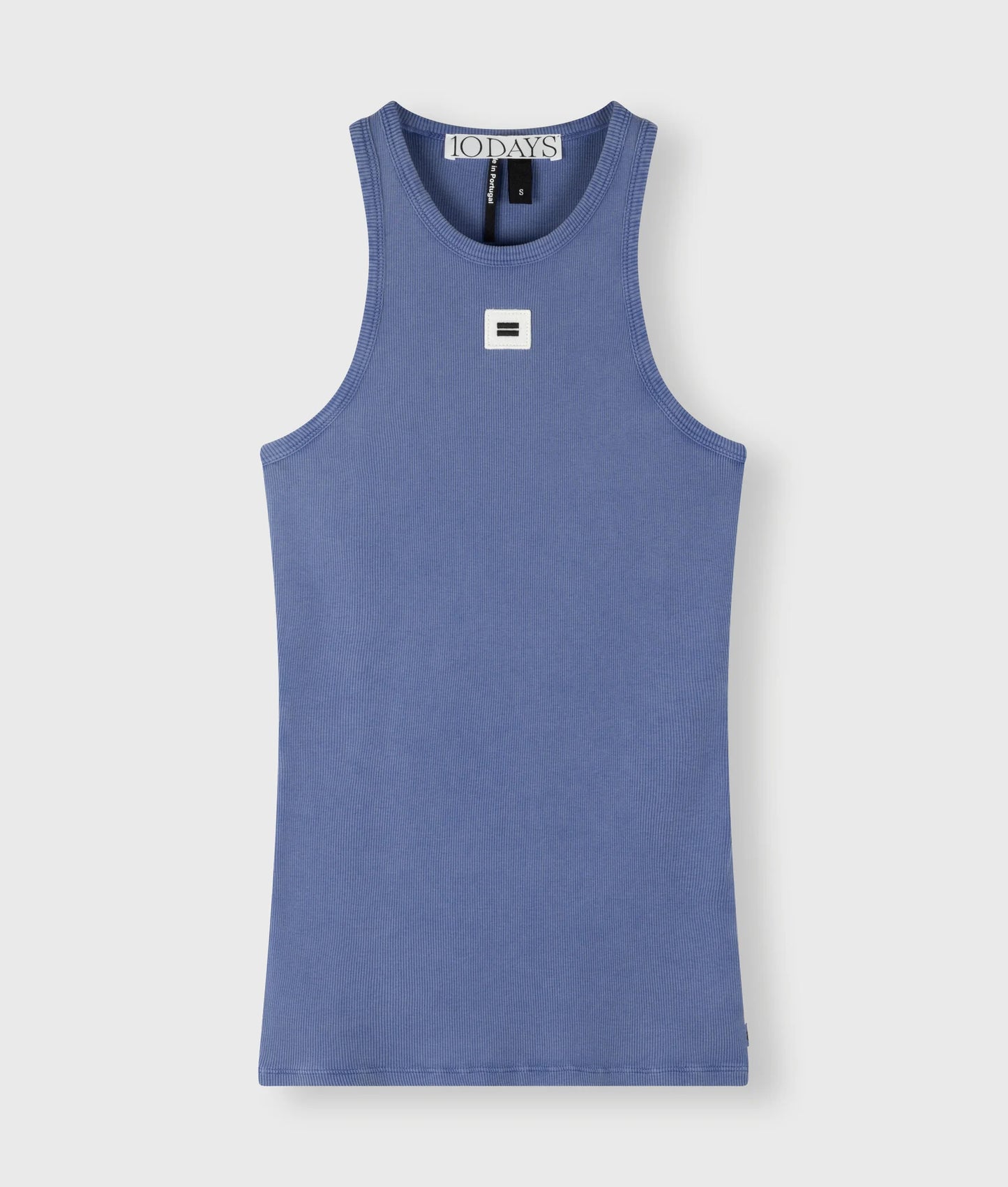 10Days | Tank Top Rib - Electric Blue