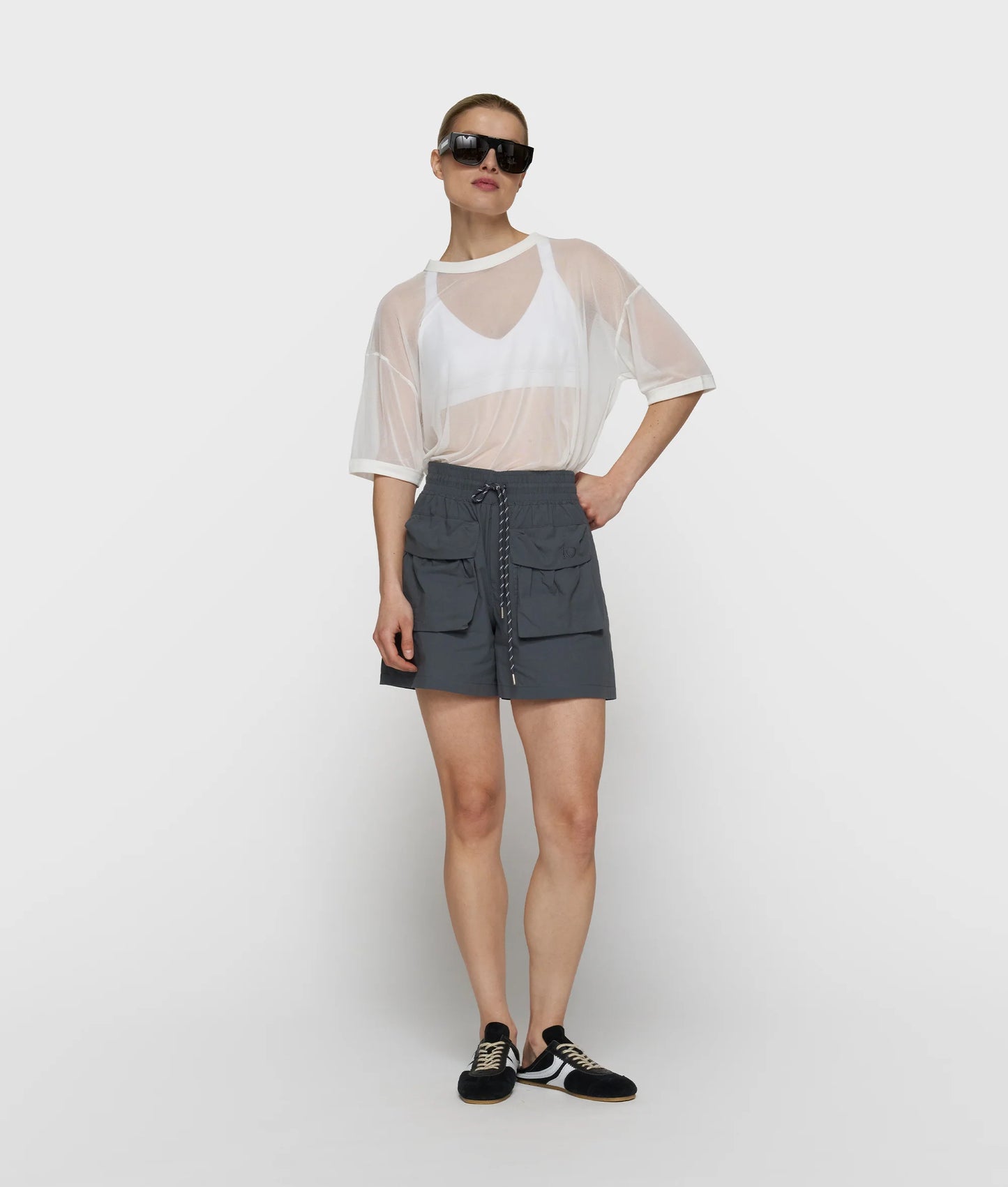 10DAYS | Mesh Tee - Ecru (20-742-6203)