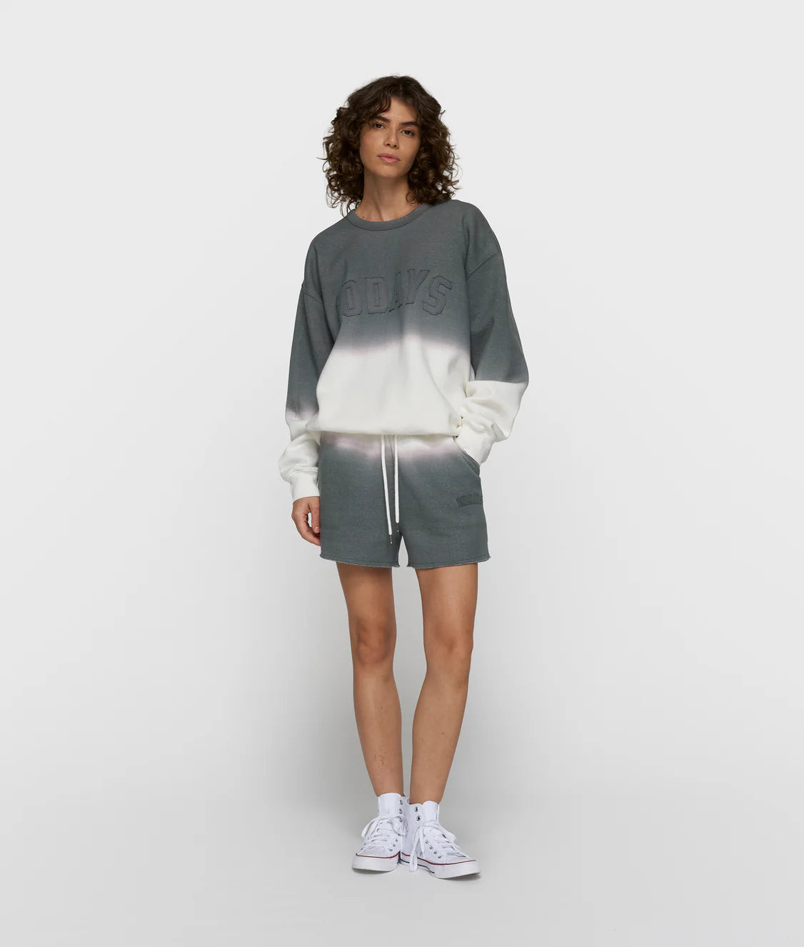10DAYS | Statement Sweater Dip Dye - Mid Grey (20-800-6203)