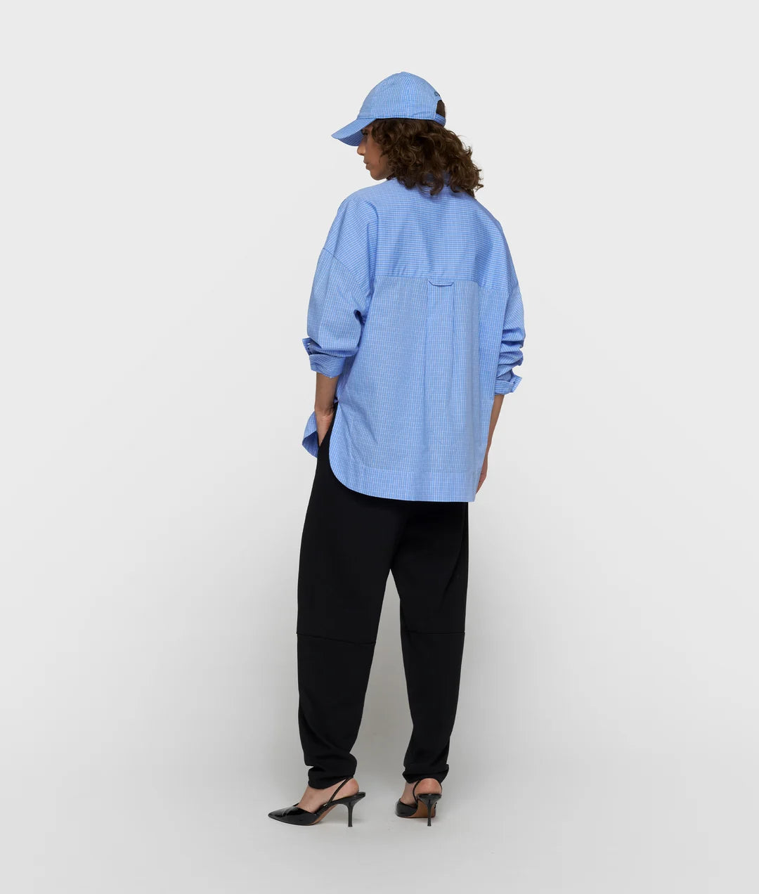 10DAYS | Long Sleeve Shirt Check - ultramarine