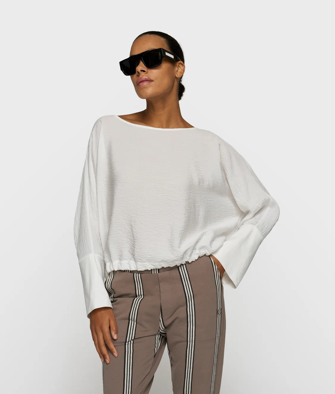 10DAYS | Batwing Top - Ecru (20-401-6202)