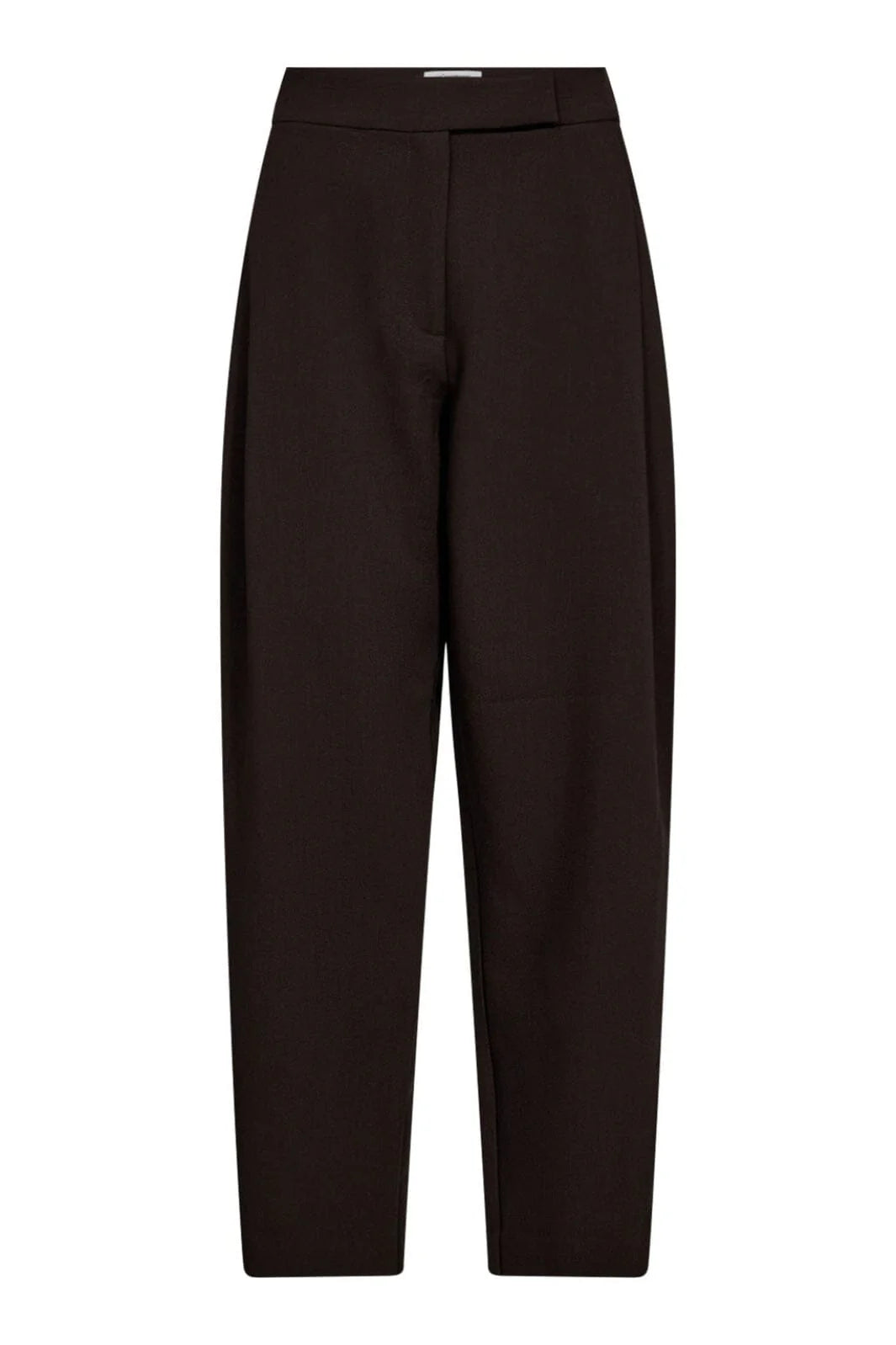 Co’Couture | Volacc Carrot Pleat LL Pant - Dark Brown (31560)