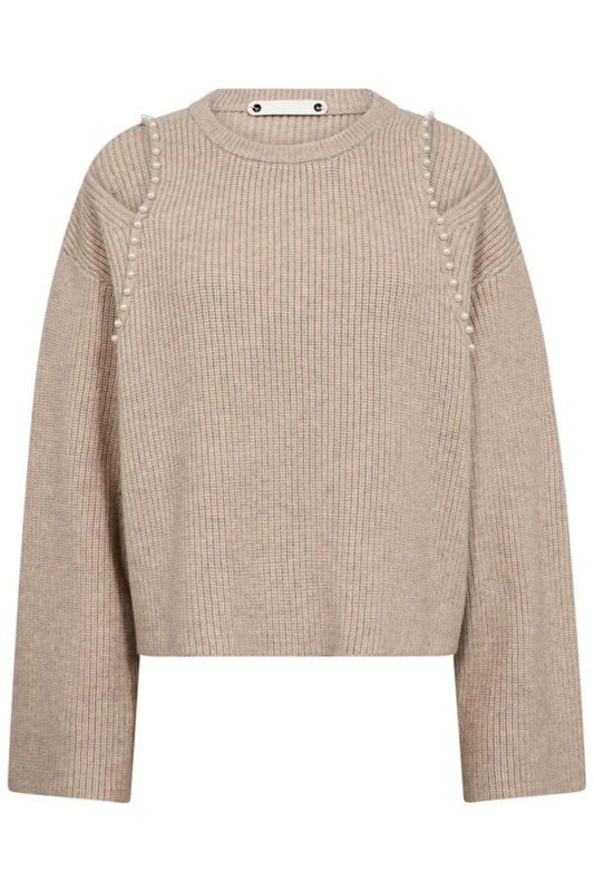 Co’Couture | RowCC Rib Pearl Knit - Bone (32216)