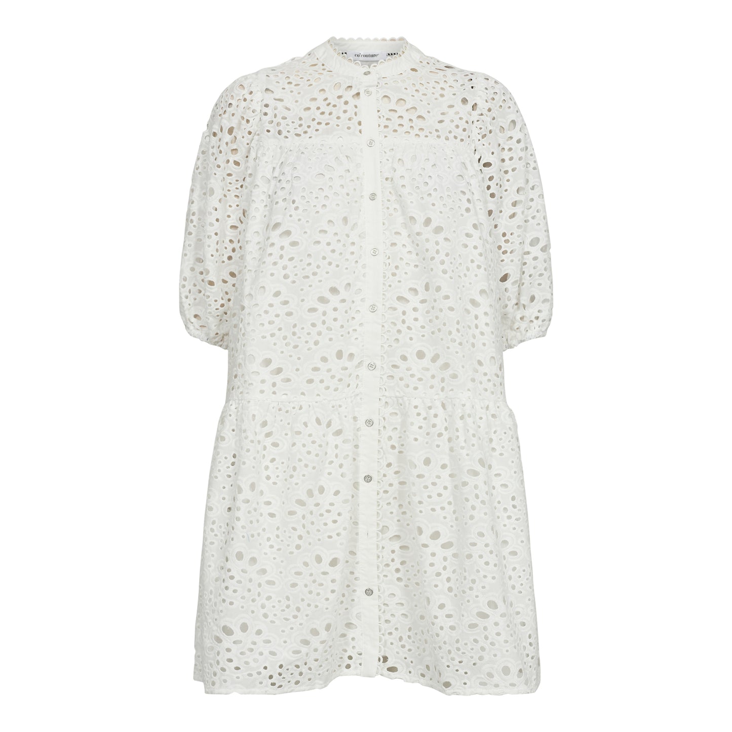 Co'Couture | ViolaCC Anglaise Dress | White 36361
