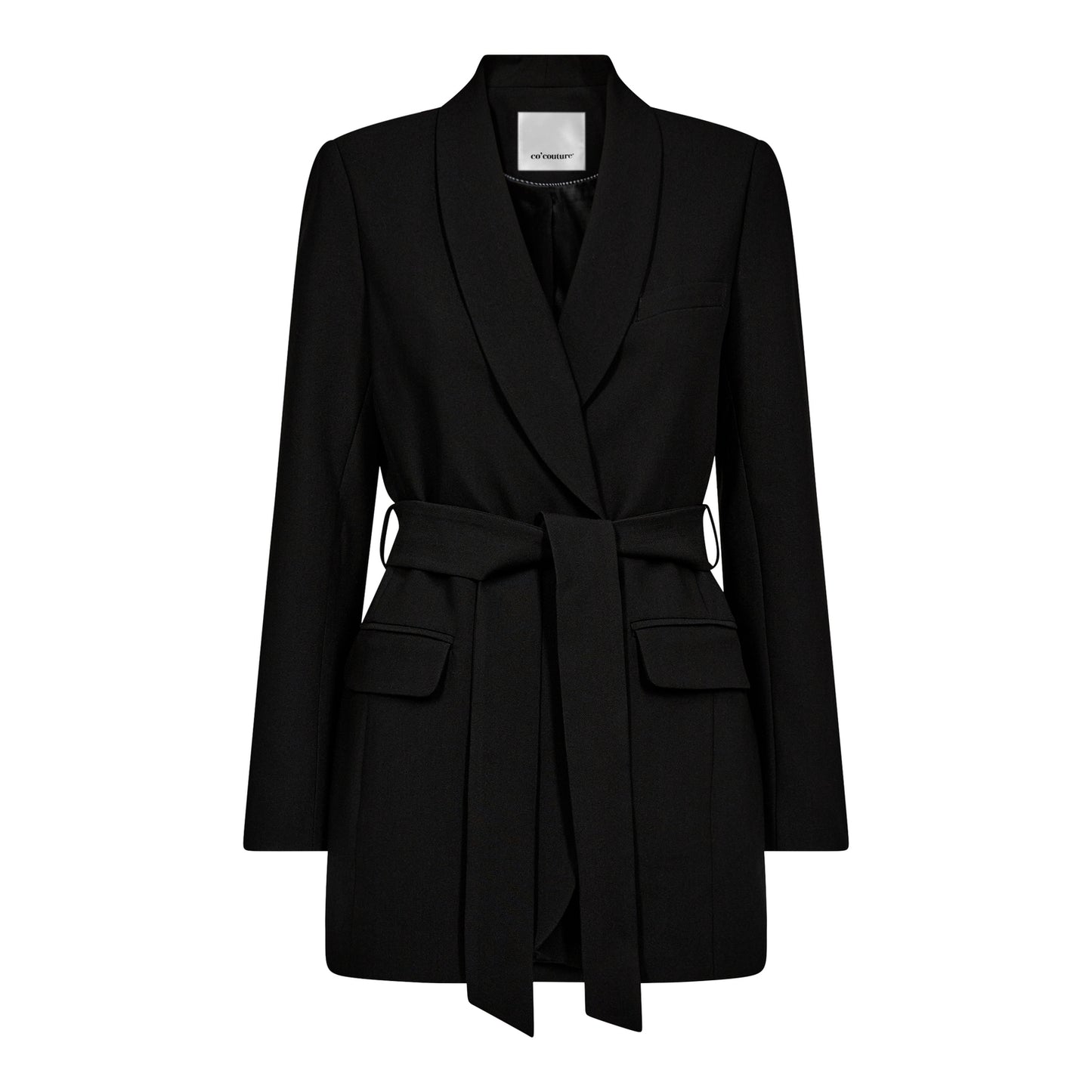 Co'Couture | VolaCC Belt Blazer - Black 30129