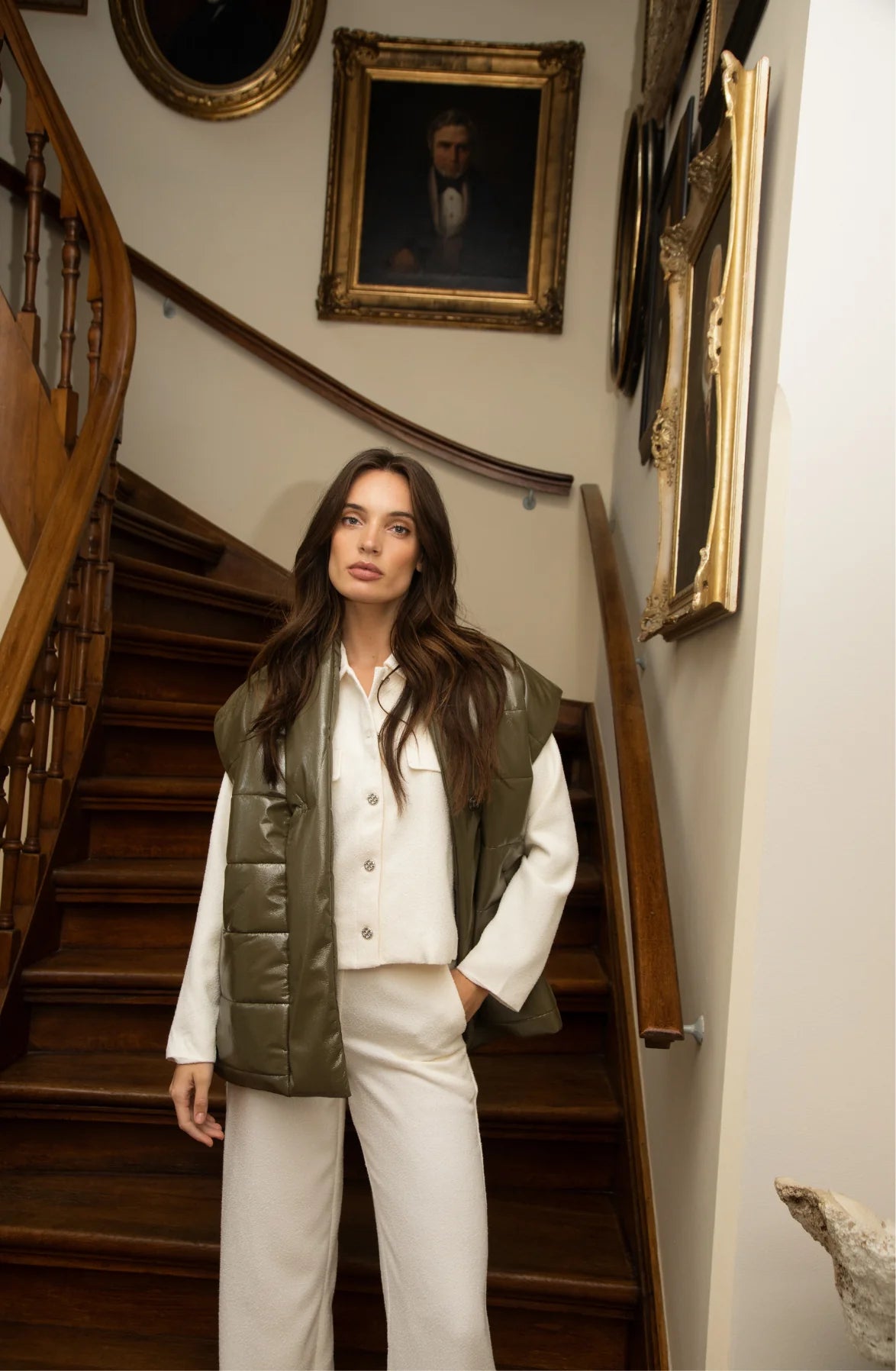 Amaya Amsterdam | Dot Gilet - Green