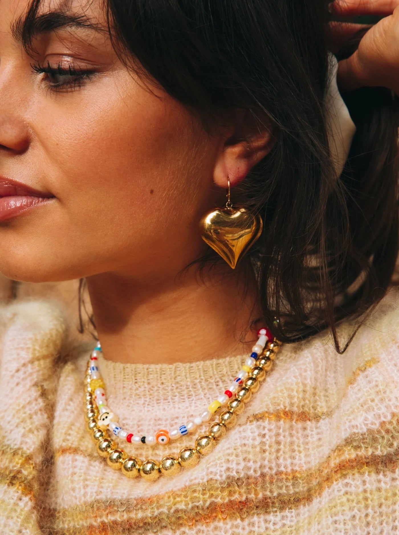 Bonnie Studios | Bonnie Ball Gold Necklace