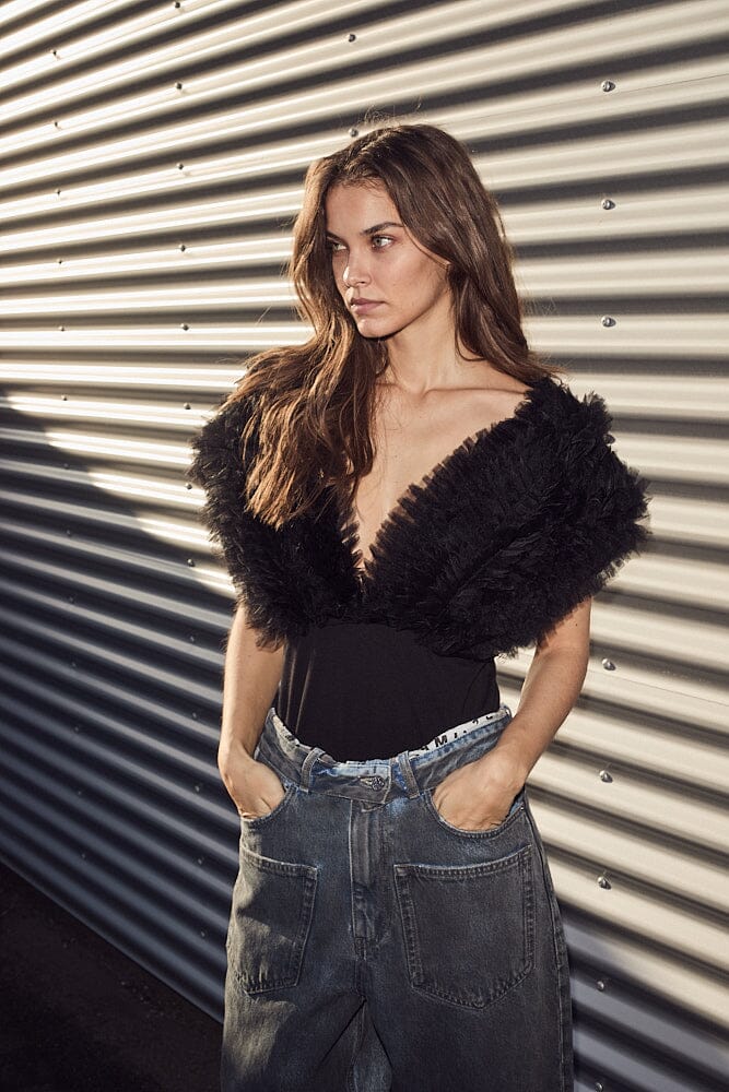 Haute L'Amitié | Funky Bodysuit - Black (HL10200)
