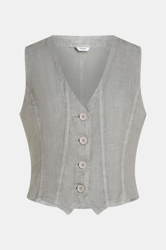 Penn & Ink | Waistcoat - Cool Grey (S25Z750LTD)