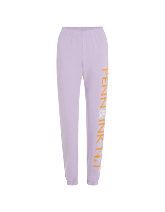 Penn & Ink | Trouser Print S24F1468LTD - Lilac/Tangerine