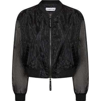 Haute L'Amitié | Organza Bomber - Black (HL10660)