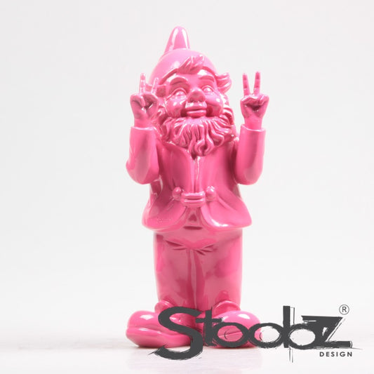 Stoobz | Kabouter Peace FUCHSIA (32 CM)