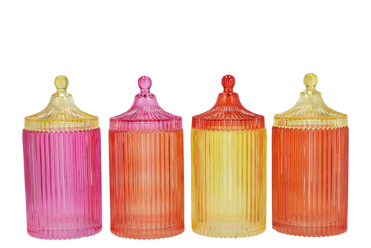 FÍ Woondecoratie | Bicolore dutch orange mix jars ass - 11x22cm