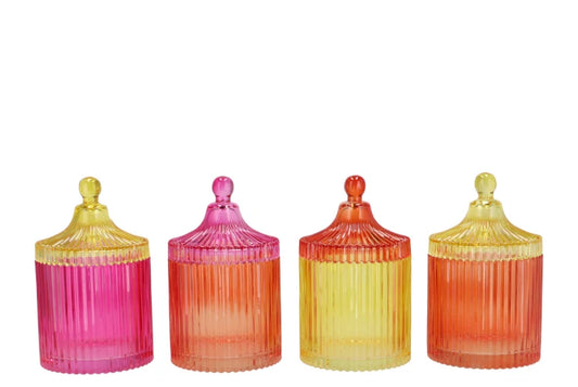 FÍ Woondecoratie | Bicolore dutch orange mix jars ass - 11x17cm