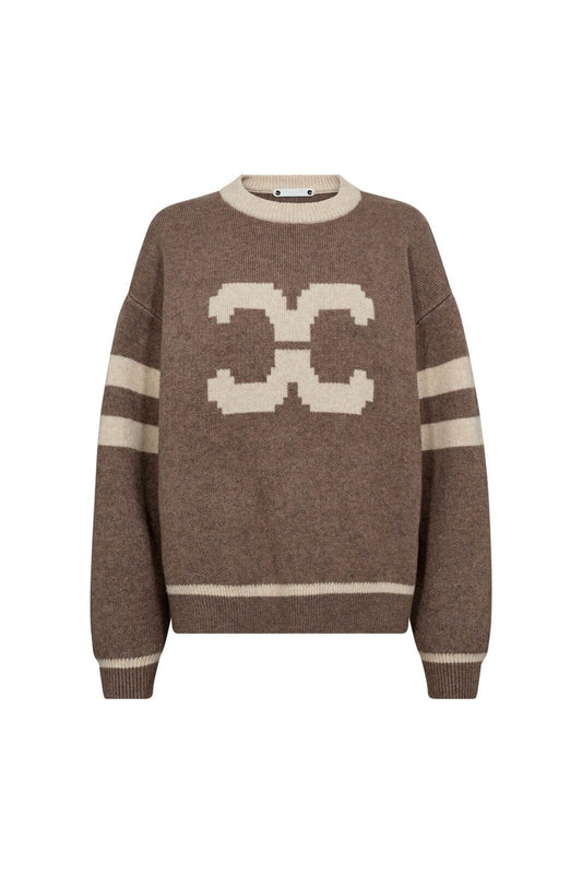 Co’Couture | RowCC Coco Logo Knit - Walnut (32214)
