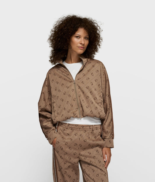 10Days | Track Jacket Monogram - Fudge (20-855-6201)